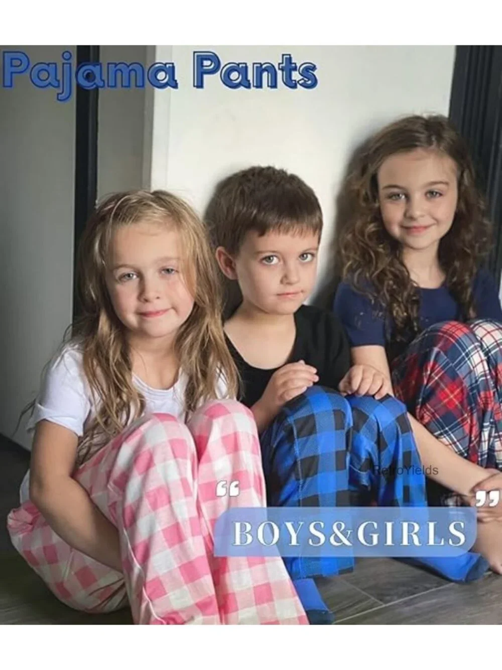 Girls Pajama Pants with Pockets Pack of 2, Soft Breathable Sleepwear, Elastic